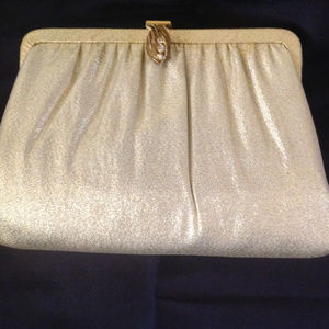 Vintage Gold Clutch Purse
